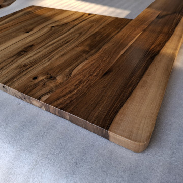 Blat nad kominek orzech włoski