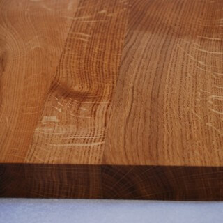 Oak tops 40 mm thick, made of solid boards