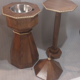 Elm Baptismal Font