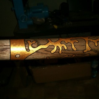 Didgeridoo made of Oak 2012