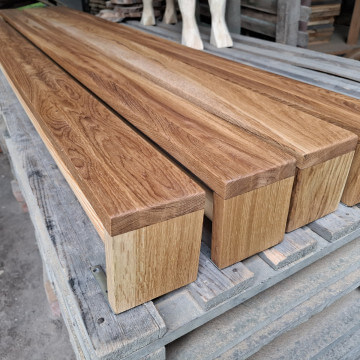 Oil-rubbed oak curtain rods 200cm