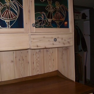 Sideboard in the Scandinavian style - Spruce, Ash