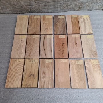 Xylotheca of&nbsp;18 wood species