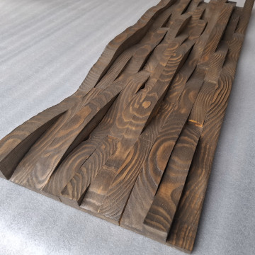 Wall panel brushed spruce in&nbsp;gray color