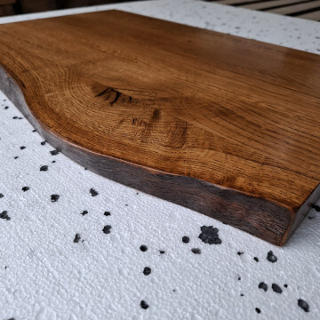 Oak shelf 55cm self-supporting